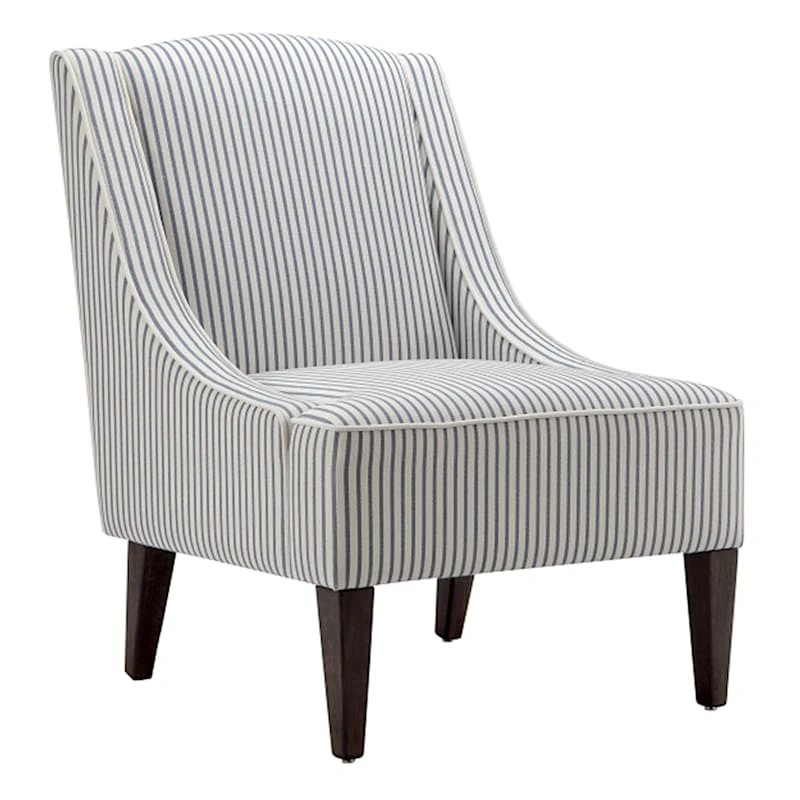 Honeybloom Kayson Striped Accent Chair 1 Honeybloom Kayson Striped Accent Chair
