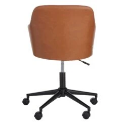 Honeybloom Nash Faux Leather Office Chair -Hot Sale Furniture Shop honeybloom nash faux leather office chair 3