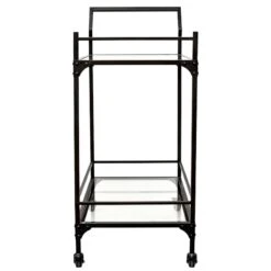 Honeybloom Sage Frost Bar Cart -Hot Sale Furniture Shop honeybloom sage frost bar cart 2