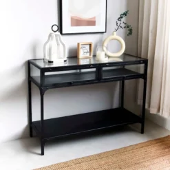 Honeybloom Sage Frost Console Table -Hot Sale Furniture Shop honeybloom sage frost console table 4