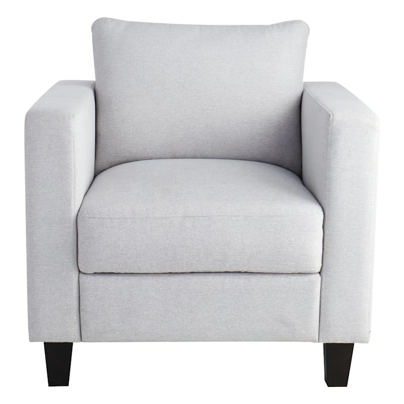 Honeybloom Stone Light Grey Armchair 3 Honeybloom Stone Light Grey Armchair - Image 3
