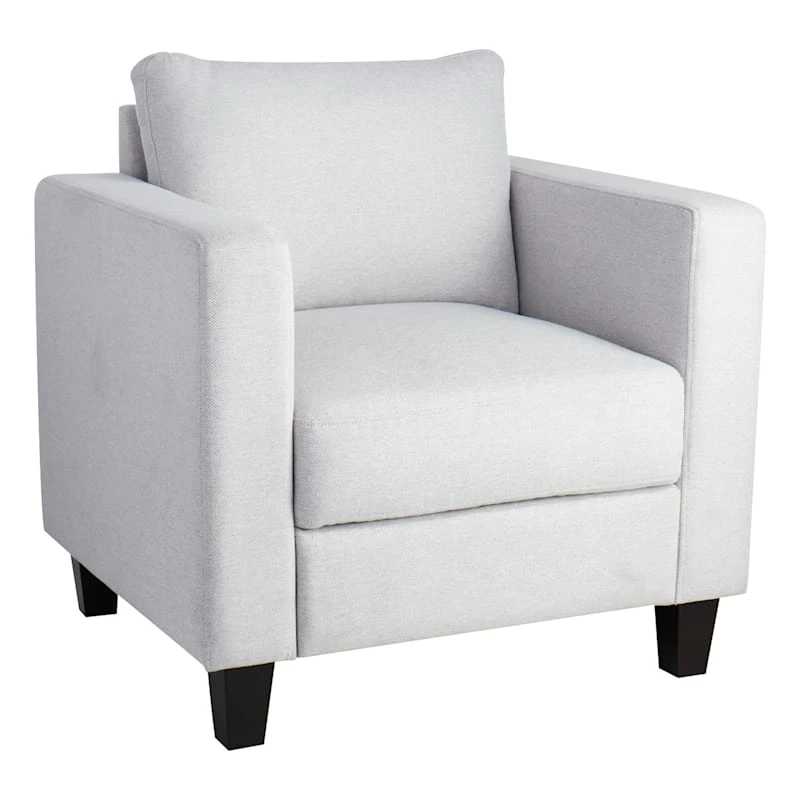 Honeybloom Stone Light Grey Armchair 1 Honeybloom Stone Light Grey Armchair