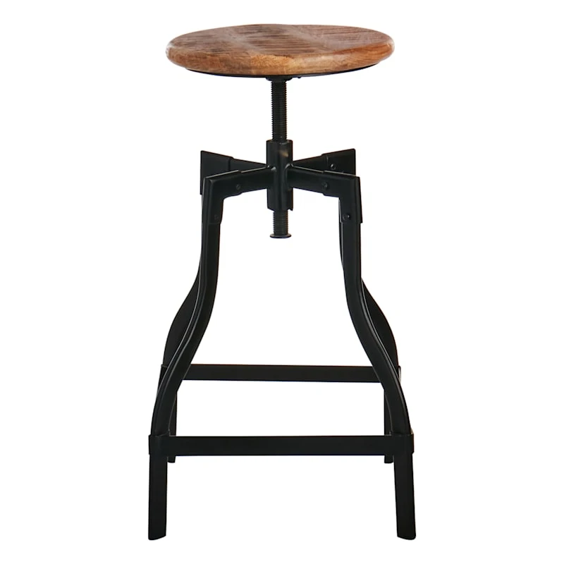 Honeybloom Waco Adjustable Backless Barstool 2 Honeybloom Waco Adjustable Backless Barstool - Image 2