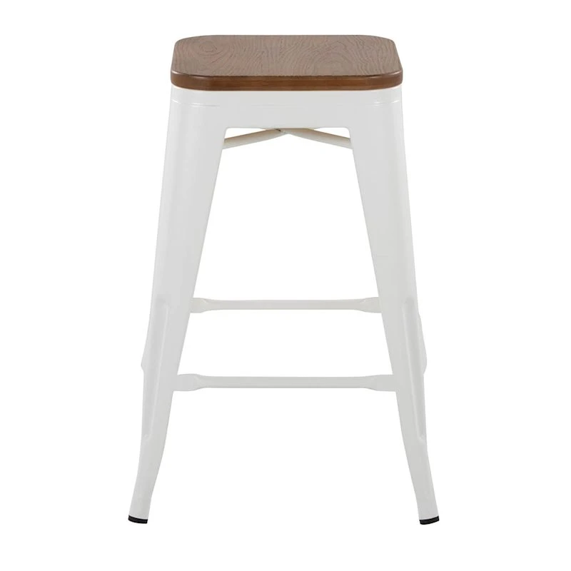 Honeybloom Westfield Counter Stool, White 2 Honeybloom Westfield Counter Stool, White - Image 2