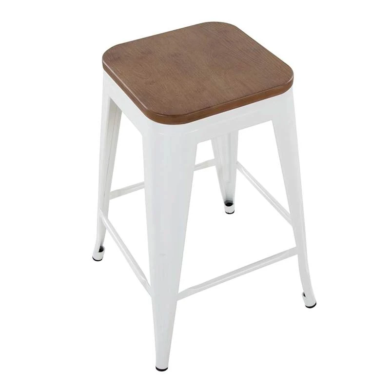 Honeybloom Westfield Counter Stool, White 4 Honeybloom Westfield Counter Stool, White - Image 4