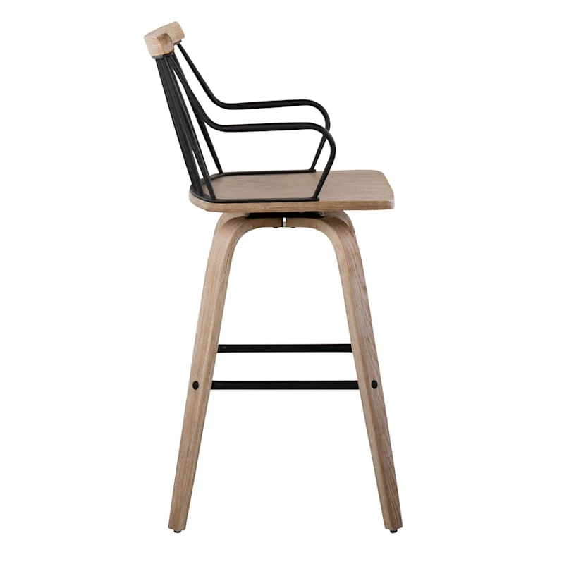 Honeybloom Whitley Swivel Counter Stool 3 Honeybloom Whitley Swivel Counter Stool - Image 3