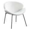 Jagger Accent Chair, White Sherpa