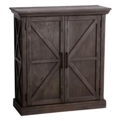 Kelly 2-Door Barn Door Cabinet