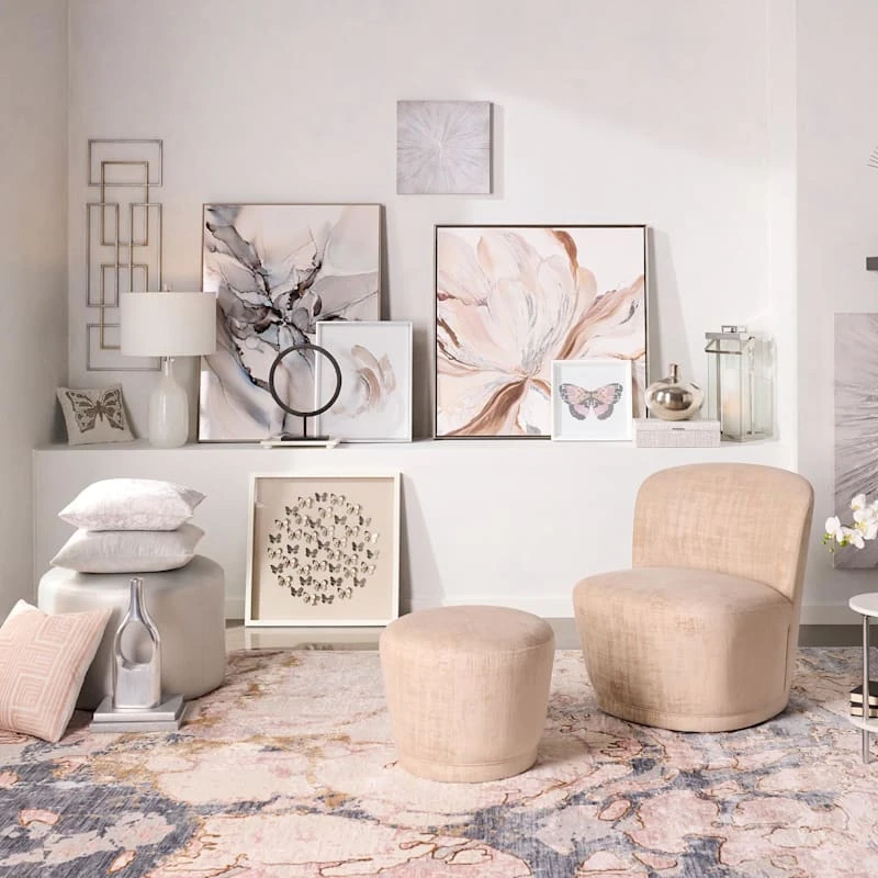 Laila Ali Caila Ottoman, Natural 4 Laila Ali Caila Ottoman, Natural - Image 4