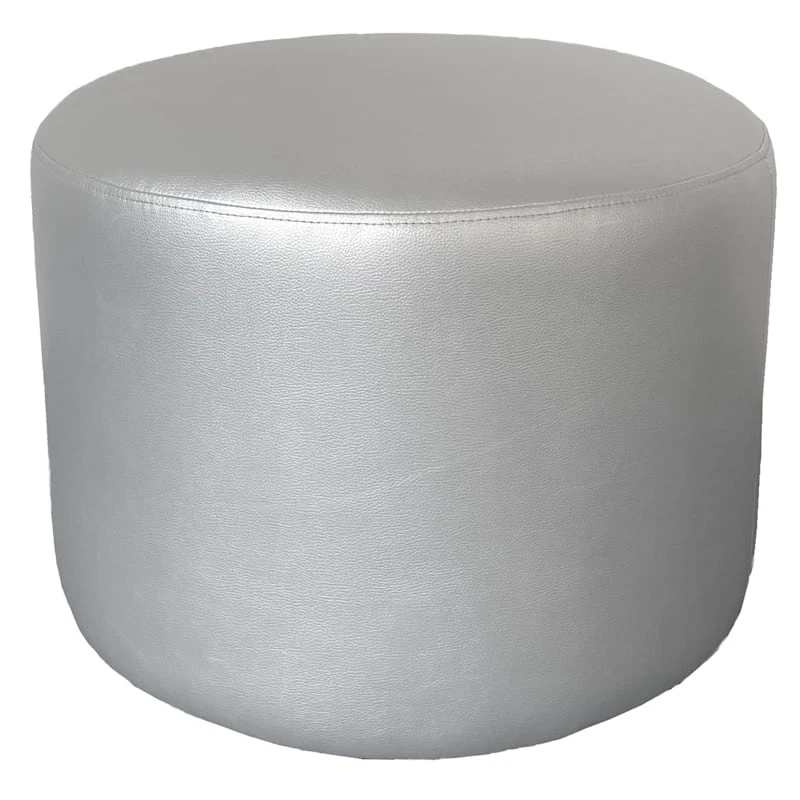 Laila Ali Sylvan Ottoman, Silver 1 Laila Ali Sylvan Ottoman, Silver