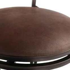Marsol Brown Swivel Counter Stool With Faux Leather Seat 8 Marsol Brown Swivel Counter Stool With Faux Leather Seat -Hot Sale Furniture Shop marsol brown swivel counter stool with faux leather seat 3