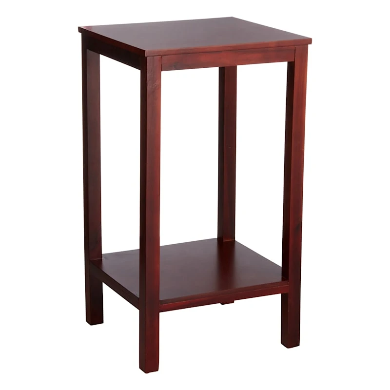 Pratt Espresso Brown Square Accent Table, 25" 1 Pratt Espresso Brown Square Accent Table, 25"