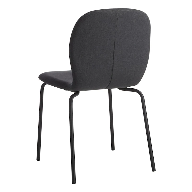 Preston Stackable Dining Chair, Charcoal 2 Preston Stackable Dining Chair, Charcoal - Image 2
