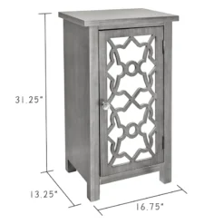 Providence 1-Door Mirrored Silver Cabinet 11 Providence 1-Door Mirrored Silver Cabinet -Hot Sale Furniture Shop providence 1 door mirrored silver cabinet 4