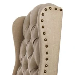 Providence Aahmad Winged Dining Chair, Beige -Hot Sale Furniture Shop providence aahmad winged dining chair beige 2