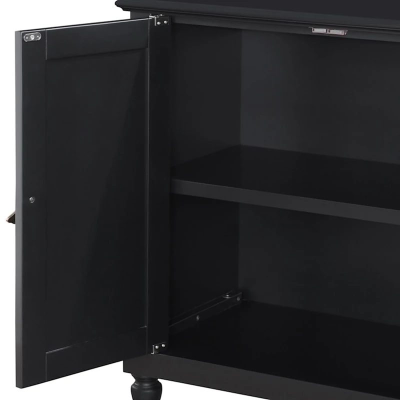 Providence Asbury Black 2-Door Cabinet 2 Providence Asbury Black 2-Door Cabinet - Image 2