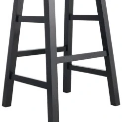 Providence Black Saddle Backless Barstool, 29" -Hot Sale Furniture Shop providence black saddle backless barstool 29 2