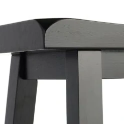 Providence Black Saddle Backless Barstool, 29" -Hot Sale Furniture Shop providence black saddle backless barstool 29 3