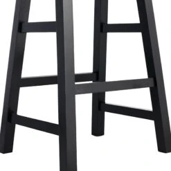 Providence Black Saddle Counter Stool, 24" -Hot Sale Furniture Shop providence black saddle counter stool 24 2
