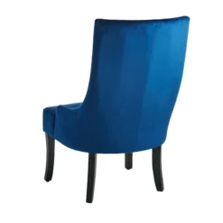 Providence Cassia Velvet Accent Chair, Navy Blue -Hot Sale Furniture Shop providence cassia velvet accent chair navy blue 2