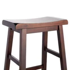 Providence Dark Walnut Saddle Stool, 29" -Hot Sale Furniture Shop providence dark walnut saddle stool 29 2