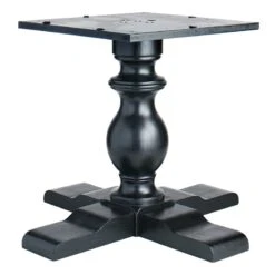 Providence Evening Mist Black Cylinder Table Pedestal, Top & Base Sold Separately -Hot Sale Furniture Shop providence evening mist black cylinder table pedestal top base sold separately 3