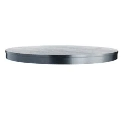 Providence Evening Mist Round Black Wooden Table Top & Base, Pedestal Sold Separately -Hot Sale Furniture Shop providence evening mist round black wooden table top base pedestal sold separately 2