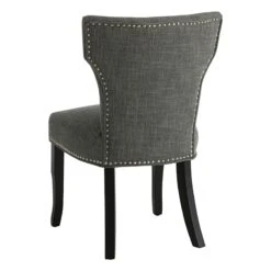 Providence Jhene II Studded Back Dining Chair, Grey 5 Providence Jhene II Studded Back Dining Chair, Grey -Hot Sale Furniture Shop providence jhene ii studded back dining chair grey 2