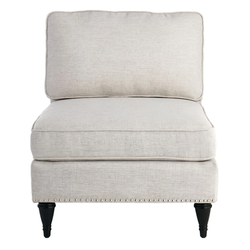 Providence Logan Slipper Chair, Grey 3 Providence Logan Slipper Chair, Grey - Image 3