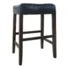 Providence Madison Brown Backless Barstool, 29"