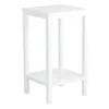 Providence Pratt White Square Accent Table, 25"