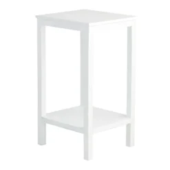 Providence Pratt White Square Accent Table, 25" -Hot Sale Furniture Shop providence pratt white square accent table 25 2