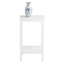 Providence Pratt White Square Accent Table, 25" -Hot Sale Furniture Shop providence pratt white square accent table 25 4