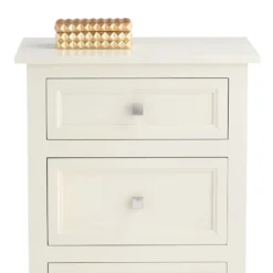 Providence Rachel White 3-Drawer Wood Cabinet 9 Providence Rachel White 3-Drawer Wood Cabinet -Hot Sale Furniture Shop providence rachel white 3 drawer wood cabinet 3