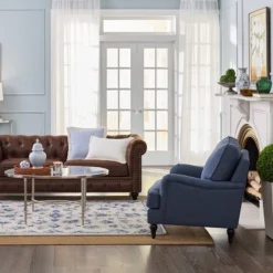 Providence Rogan Armchair, Navy -Hot Sale Furniture Shop providence rogan armchair navy 3