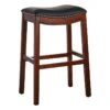 Providence Rylan Backless Barstool, Walnut