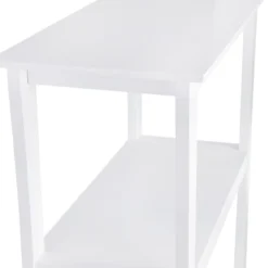 Providence Theodore White 3-Tier Thick Leg Bookshelf, 29" -Hot Sale Furniture Shop providence theodore white 3 tier thick leg bookshelf 29 2