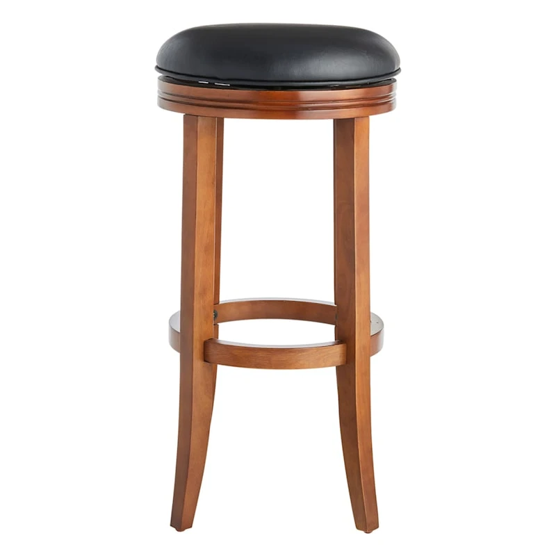 Providence Victoria Backless Barstool, Walnut 2 Providence Victoria Backless Barstool, Walnut - Image 2