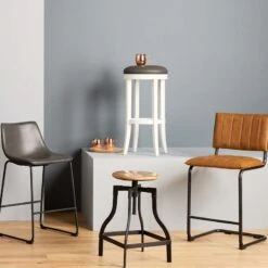 Providence Victoria Backless Barstool, White -Hot Sale Furniture Shop providence victoria backless barstool white 4