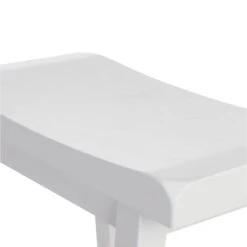 Providence White Saddle Backless Barstool, 29" -Hot Sale Furniture Shop providence white saddle backless barstool 29 3