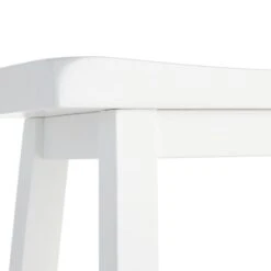 Providence White Saddle Backless Counter Stool, 24" 8 Providence White Saddle Backless Counter Stool, 24" -Hot Sale Furniture Shop providence white saddle backless counter stool 24 3