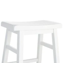 Providence White Saddle Backless Counter Stool, 24" 9 Providence White Saddle Backless Counter Stool, 24" -Hot Sale Furniture Shop providence white saddle backless counter stool 24 4