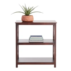 Providence Xavier 3-Tier Brown Bookshelf, 29" 11 Providence Xavier 3-Tier Brown Bookshelf, 29" -Hot Sale Furniture Shop providence xavier 3 tier brown bookshelf 29 5