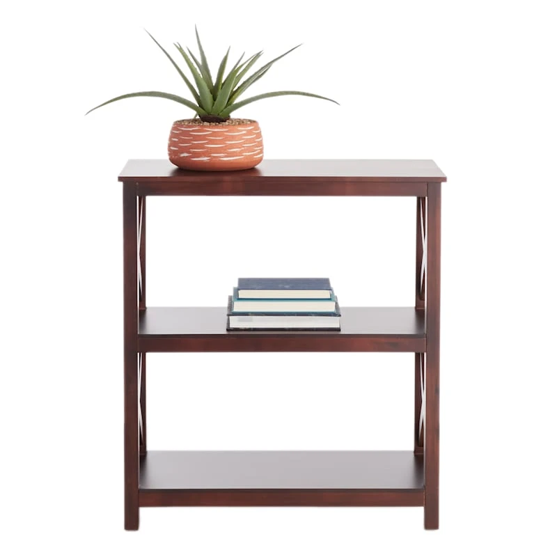 Providence Xavier 3-Tier Brown Bookshelf, 29" 6 Providence Xavier 3-Tier Brown Bookshelf, 29" - Image 6