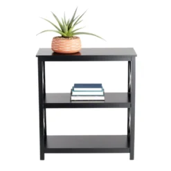 Providence Xavier Black 3-Tier Bookshelf, 29" 11 Providence Xavier Black 3-Tier Bookshelf, 29" -Hot Sale Furniture Shop providence xavier black 3 tier bookshelf 29 5