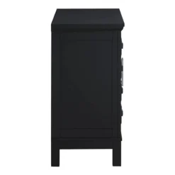 Sadie 2-Drawer Geometric Cabinet, Black 10 Sadie 2-Drawer Geometric Cabinet, Black -Hot Sale Furniture Shop sadie 2 drawer geometric cabinet black 2