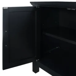 Sadie 2-Drawer Geometric Cabinet, Black 13 Sadie 2-Drawer Geometric Cabinet, Black -Hot Sale Furniture Shop sadie 2 drawer geometric cabinet black 5