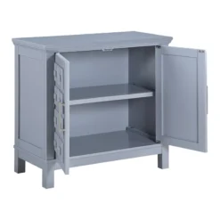 Sadie 2-Drawer Geometric Cabinet, Grey -Hot Sale Furniture Shop sadie 2 drawer geometric cabinet grey 2