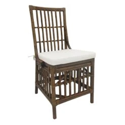 Set Of 2 Honeybloom Cade Brown Rattan Box Chair -Hot Sale Furniture Shop set of 2 honeybloom cade brown rattan box chair 2