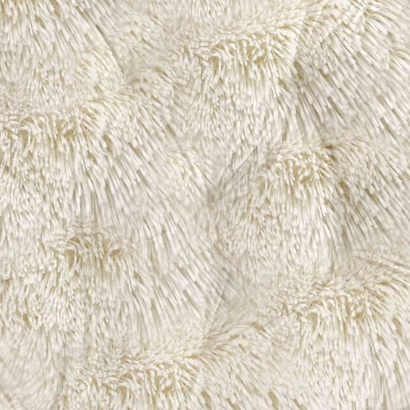 Shag Papasan Cushion, Blue 2 Shag Papasan Cushion, Blue - Image 2